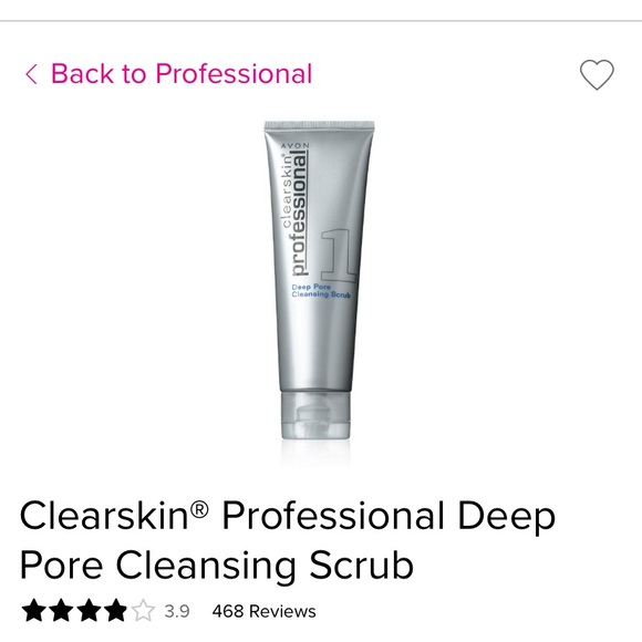4-Avon Clearskin Professional Deep Pore Cleansing Scrub - Picture 2 of 5